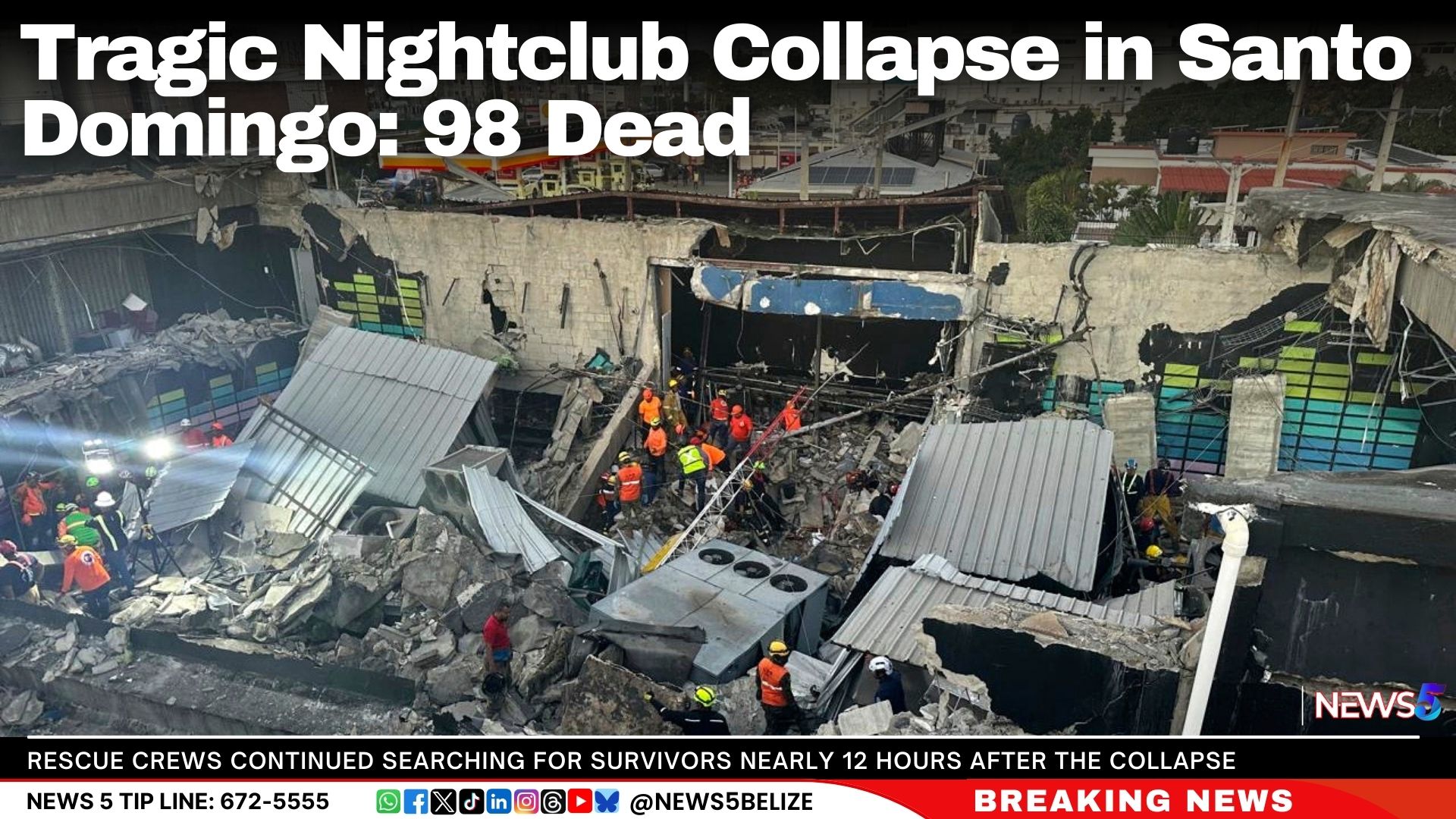 Tragic Nightclub Collapse in Santo Domingo: 98 Dead