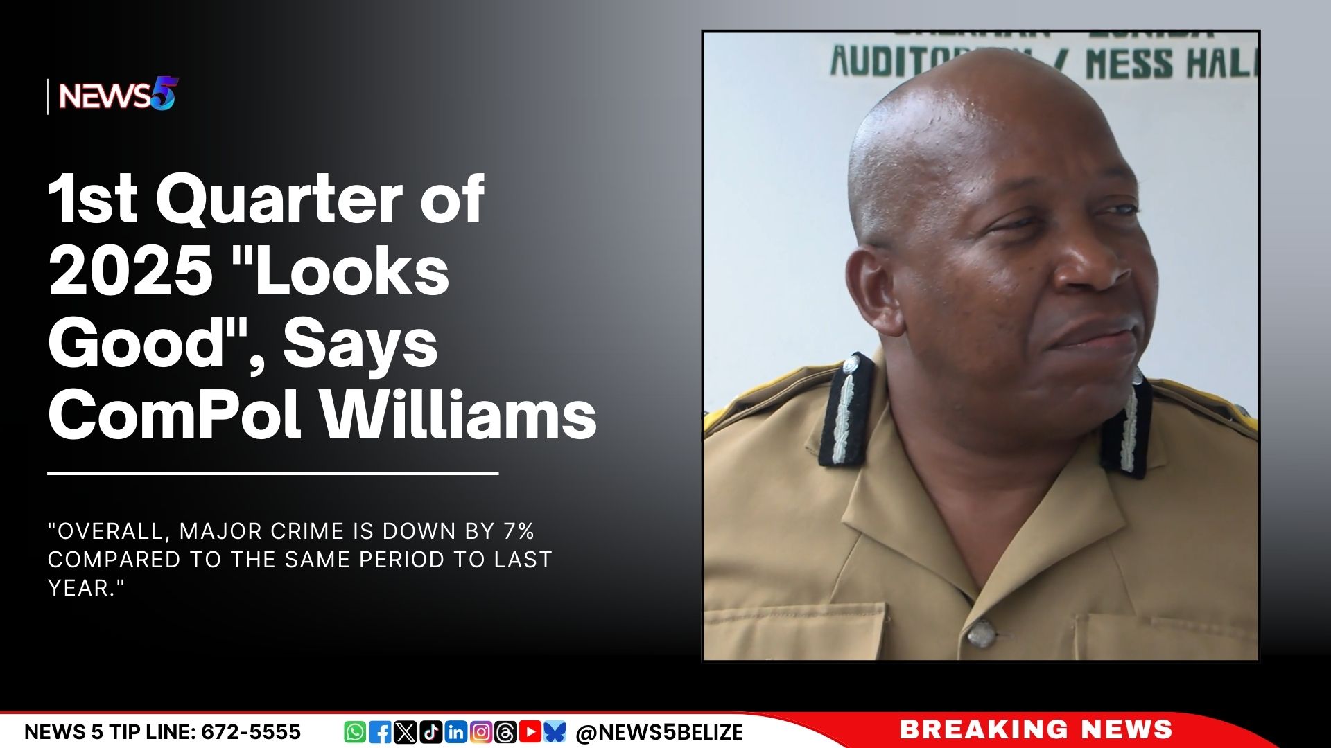 1st Quarter of 2025 "Looks Good", Says ComPol Williams