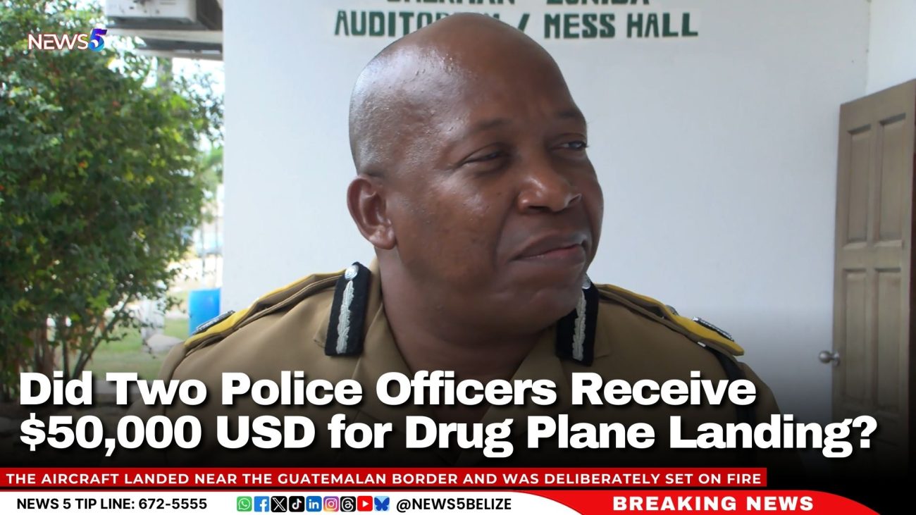 Did Two Police Officers Receive $50,000 USD for Drug Plane Landing?