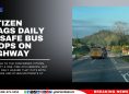 Citizen Flags Daily Unsafe Bus Stops on Highway