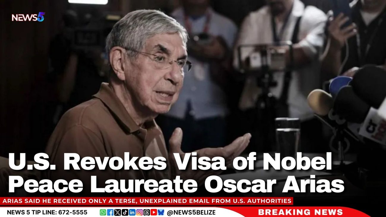 U.S. Revokes Visa of Nobel Peace Laureate Oscar Arias