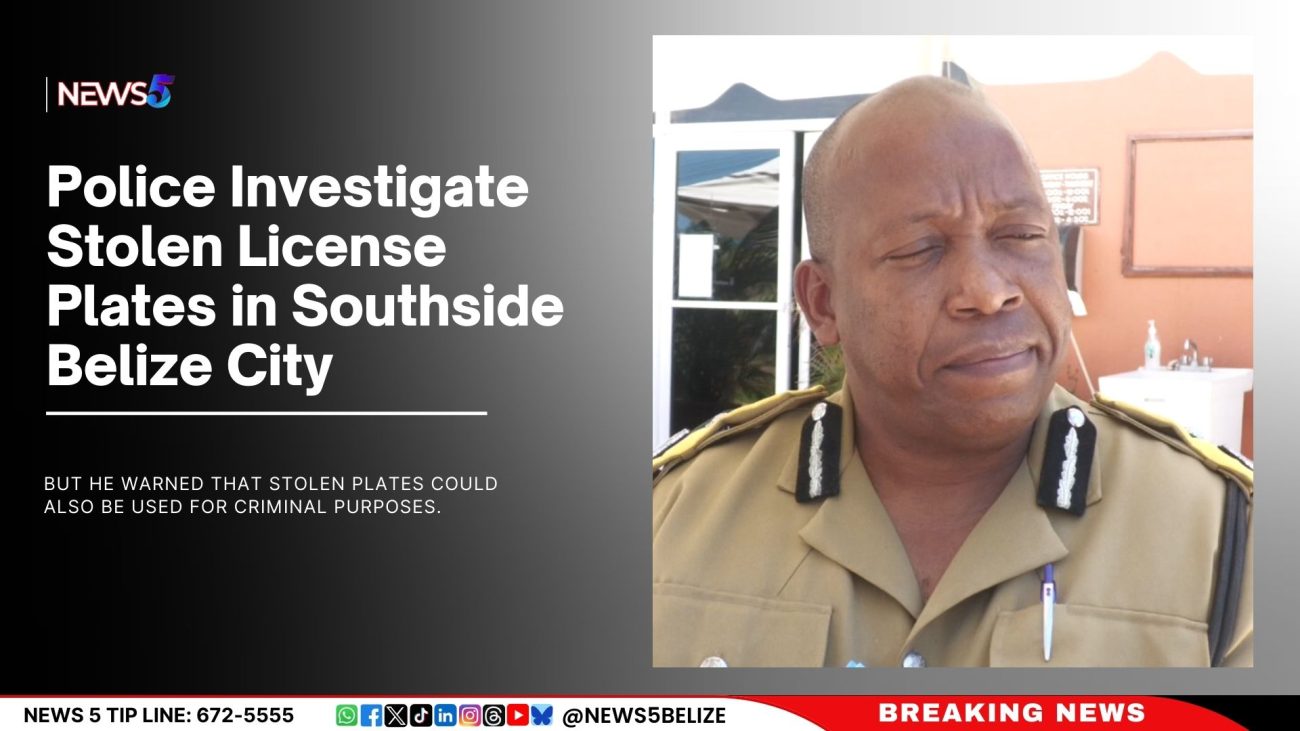 Police Investigate Stolen License Plates in Southside Belize City