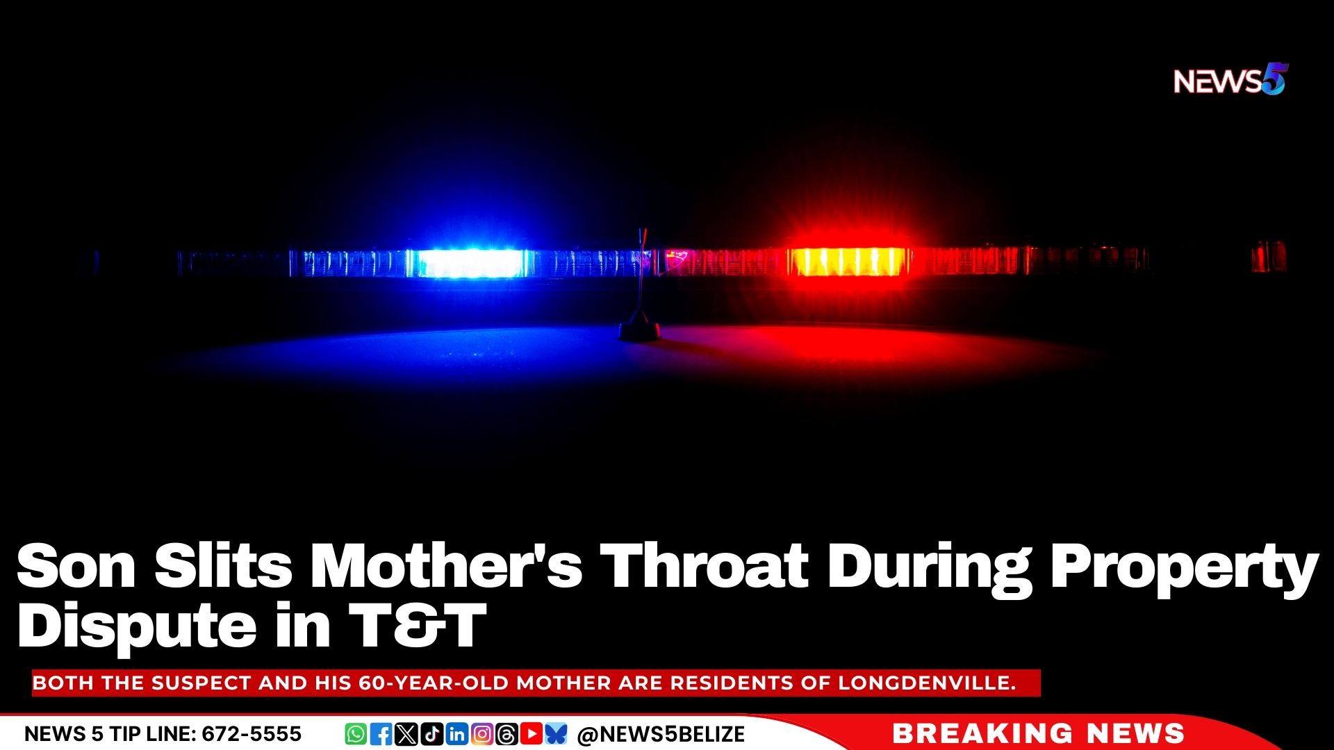 Son Slits Mother's Throat During Property Dispute in T&T