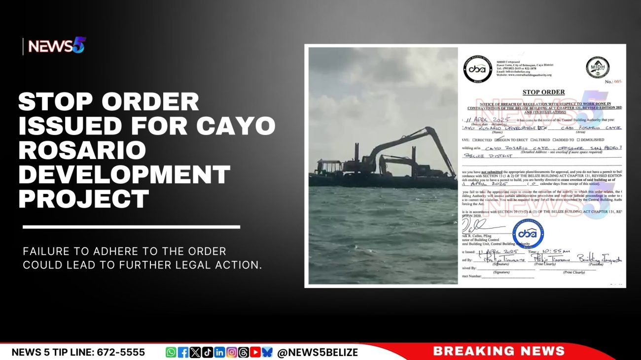 Stop Order Issued for Cayo Rosario Development Project
