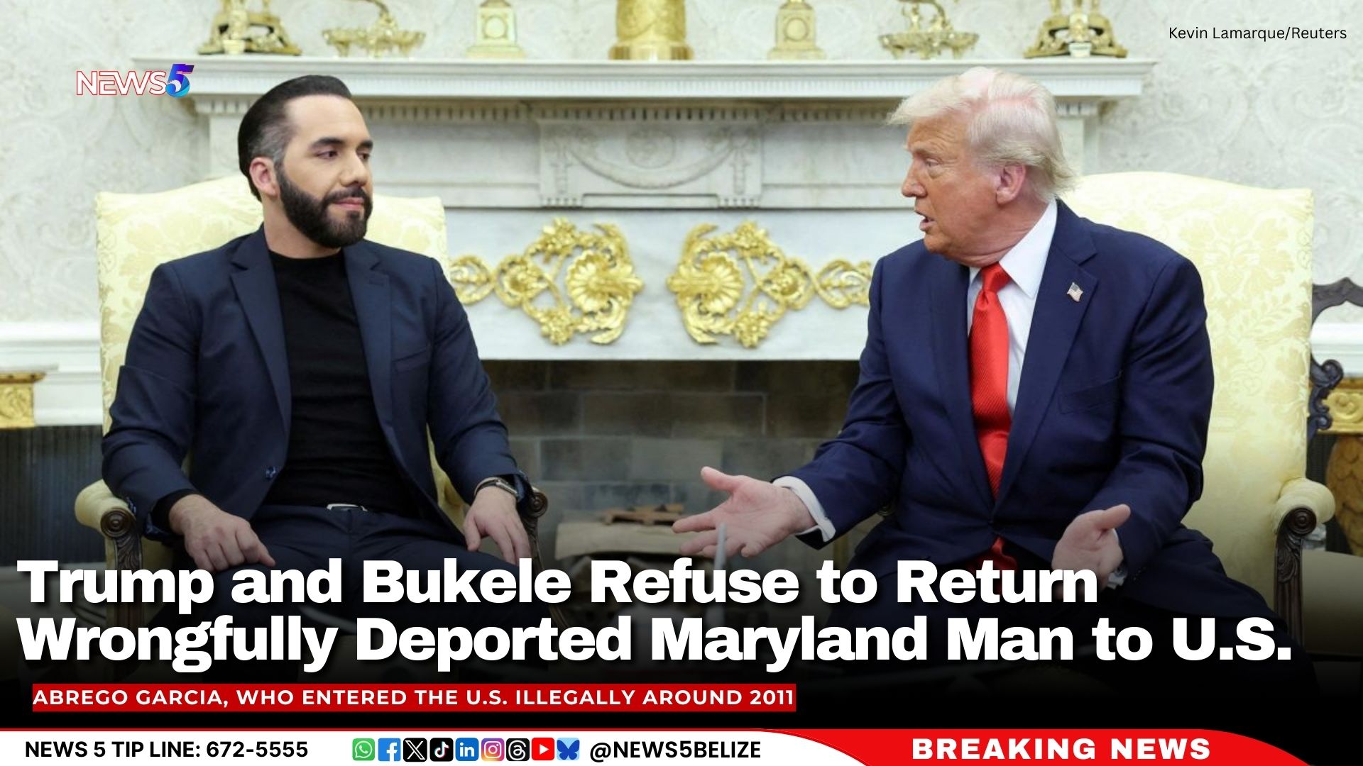 Trump and Bukele Refuse to Return Wrongfully Deported Maryland Man to U.S.
