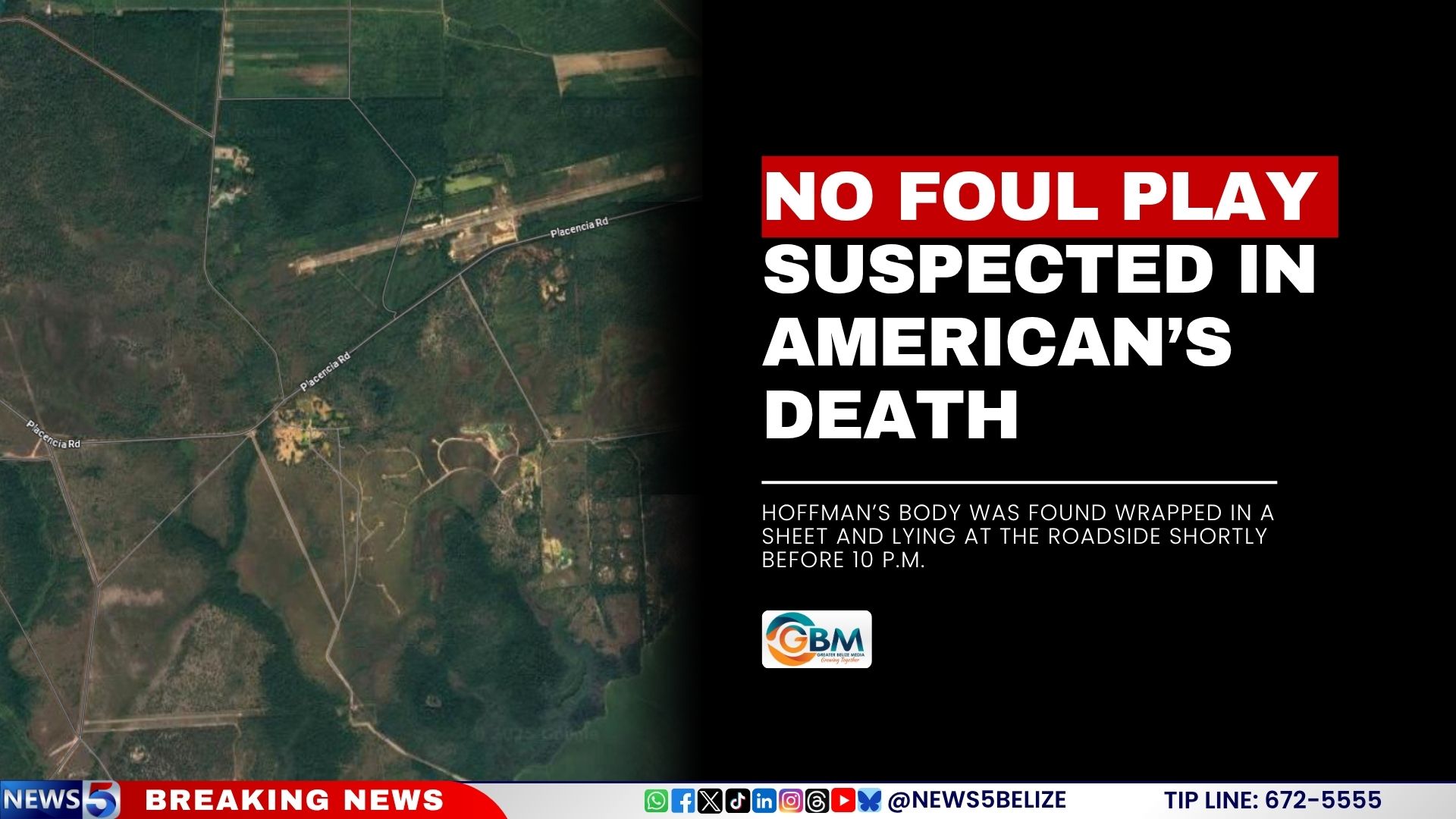 No Foul Play Suspected in American’s Death 