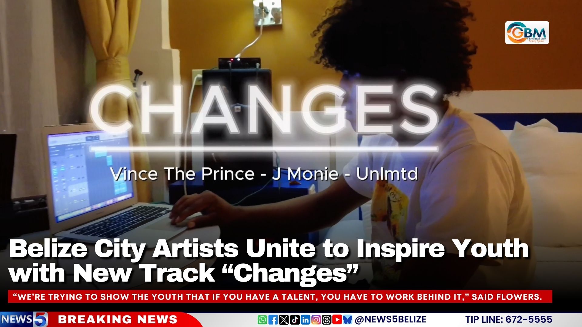 Belize City Artists Unite to Inspire Youth with New Track “Changes”