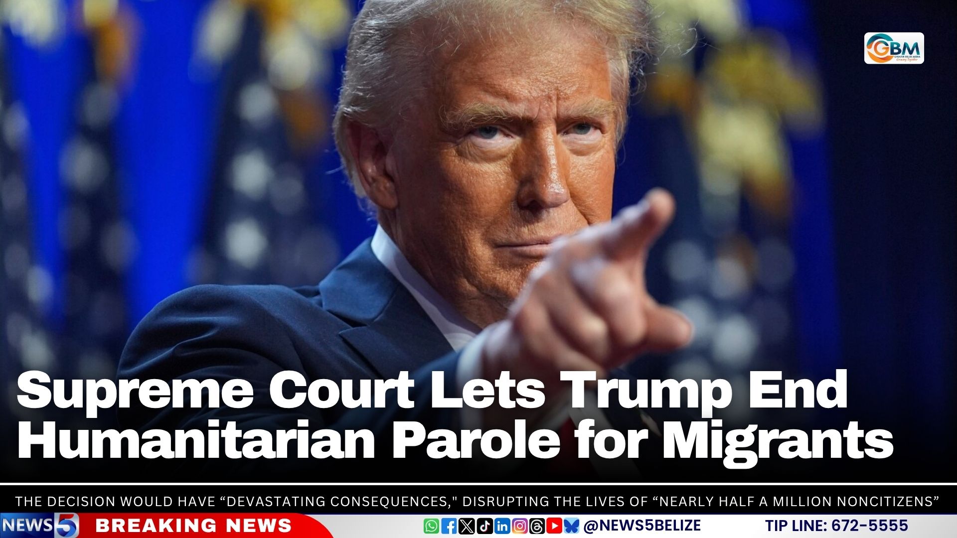 Supreme Court Lets Trump End Humanitarian Parole for Migrants