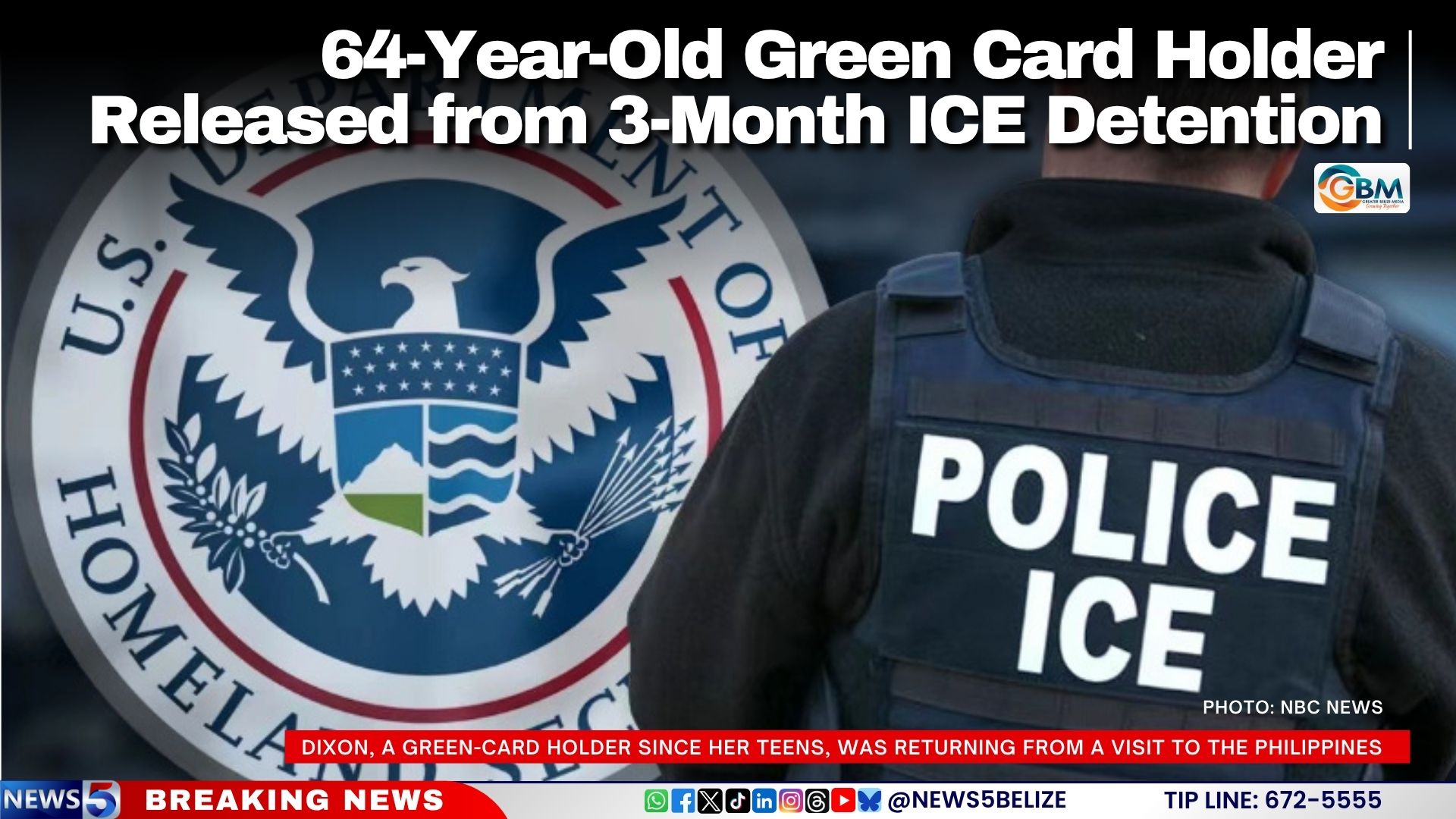 64-Year-Old Green Card Holder Released from 3-Month ICE Detention