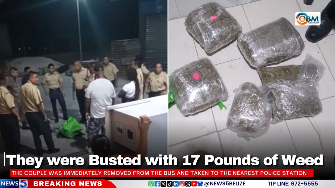 They were Busted with 17 Pounds of Weed