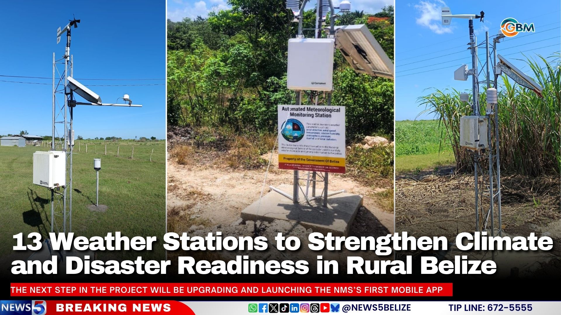 13 Weather Stations to Strengthen Climate and Disaster Readiness in Rural Belize