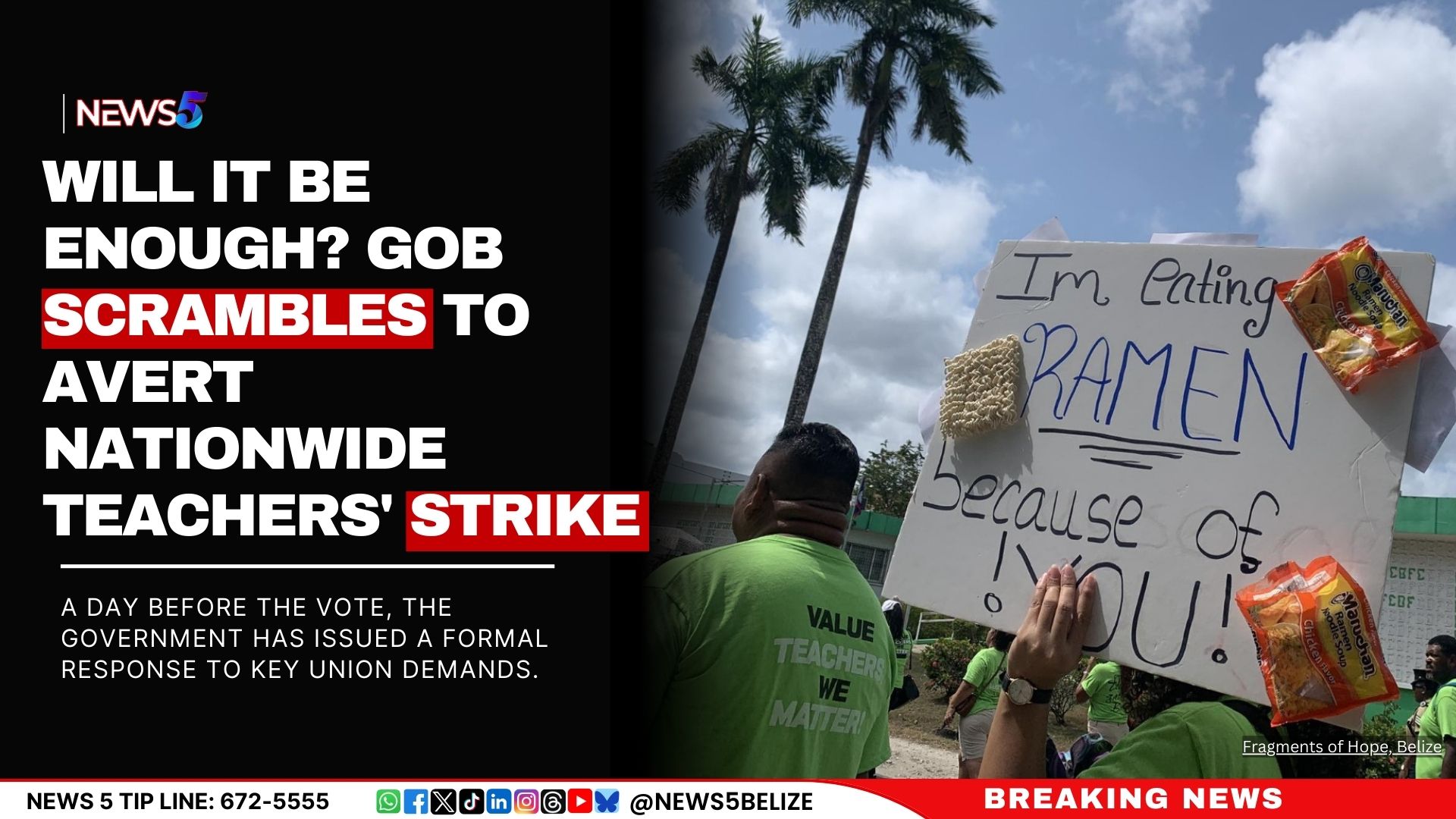 Will It Be Enough? GOB Scrambles to Avert Nationwide Teachers’ Strike