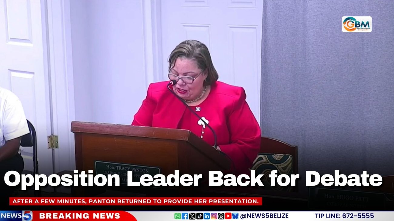 Opposition Leader Back for Debate