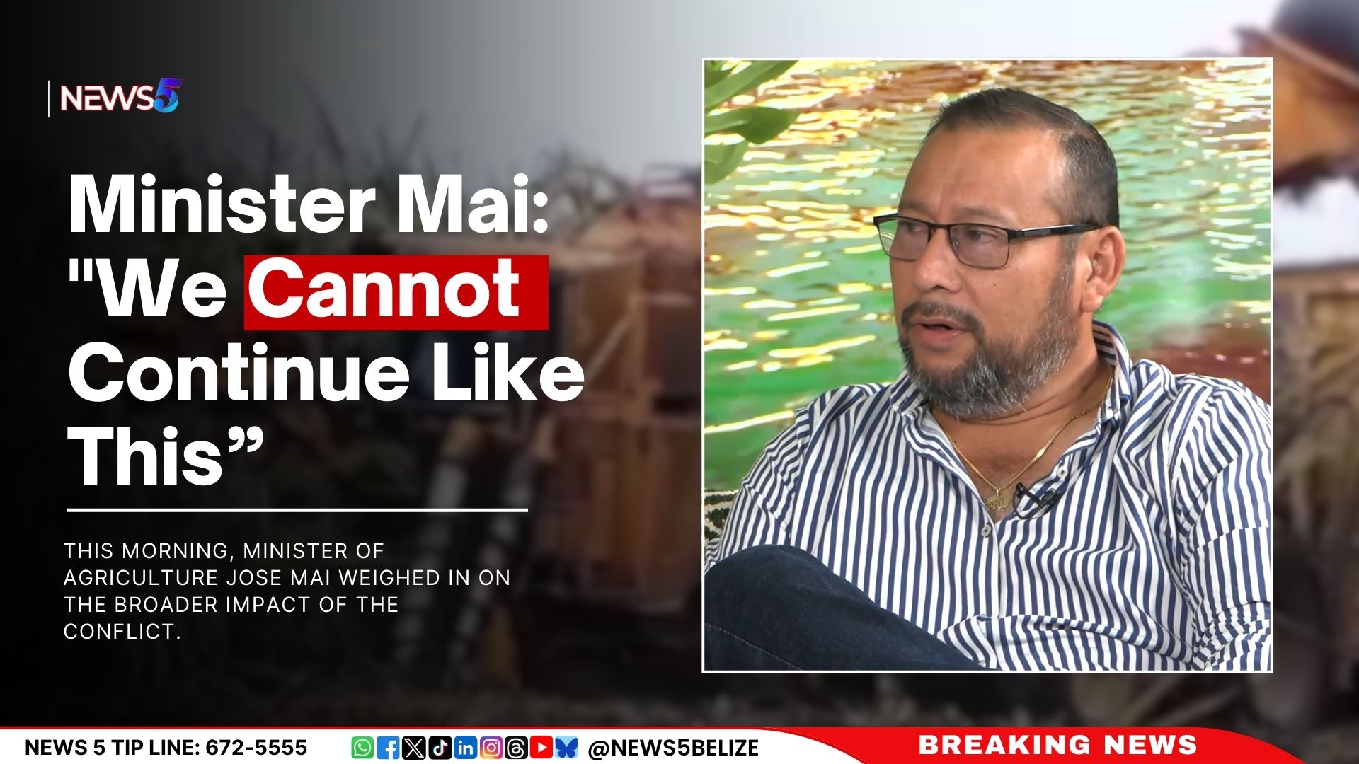 Minister Mai: "We Cannot Continue Like This”