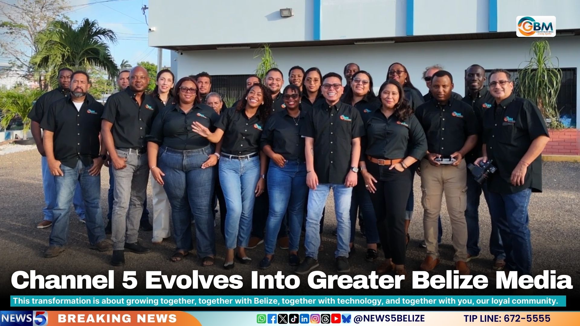 Channel 5 Evolves Into Greater Belize Media