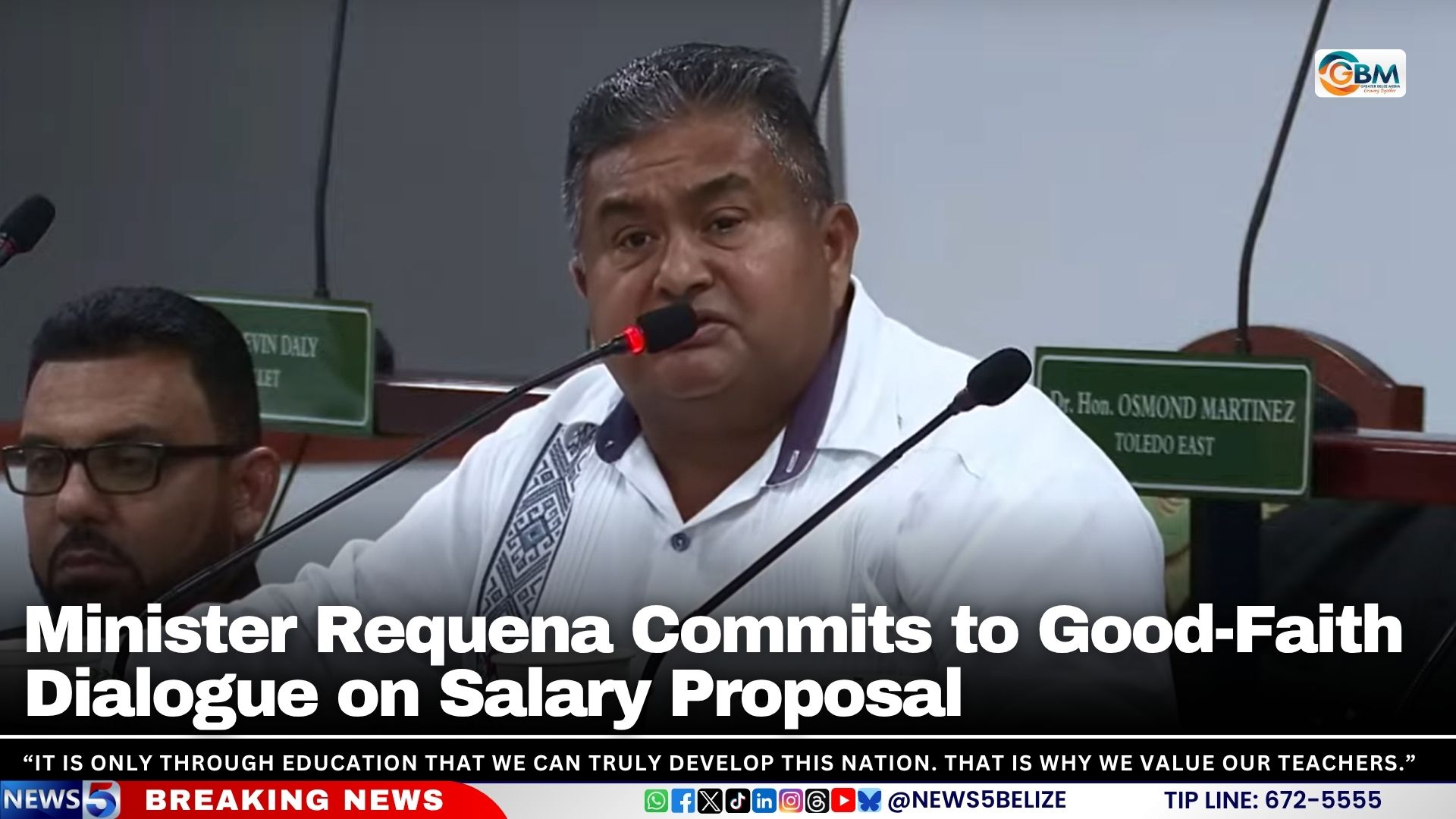 Minister Requena Commits to Good-Faith Dialogue on Salary Proposal