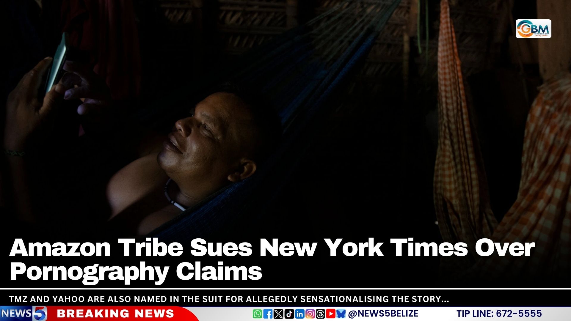 Amazon Tribe Sues New York Times Over Pornography Claims