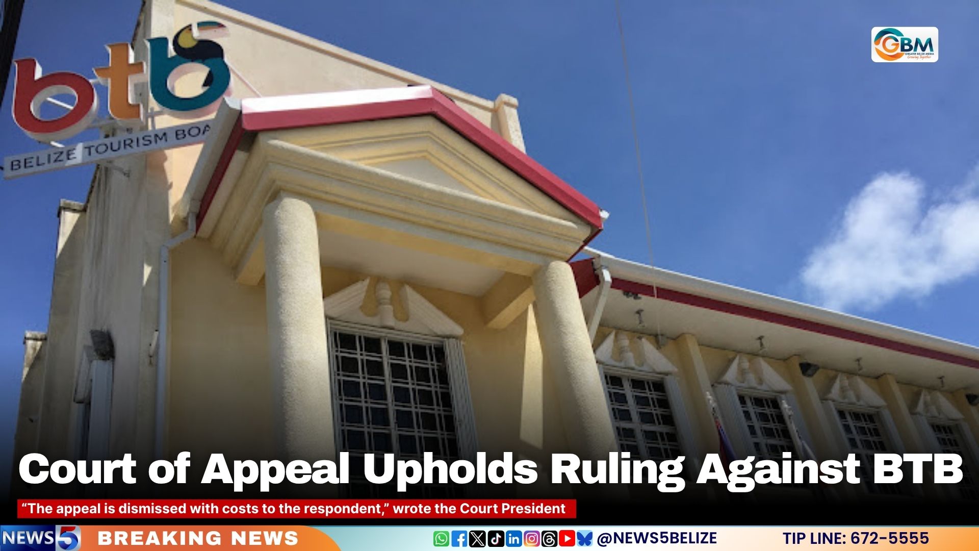 Court of Appeal Upholds Ruling Against BTB