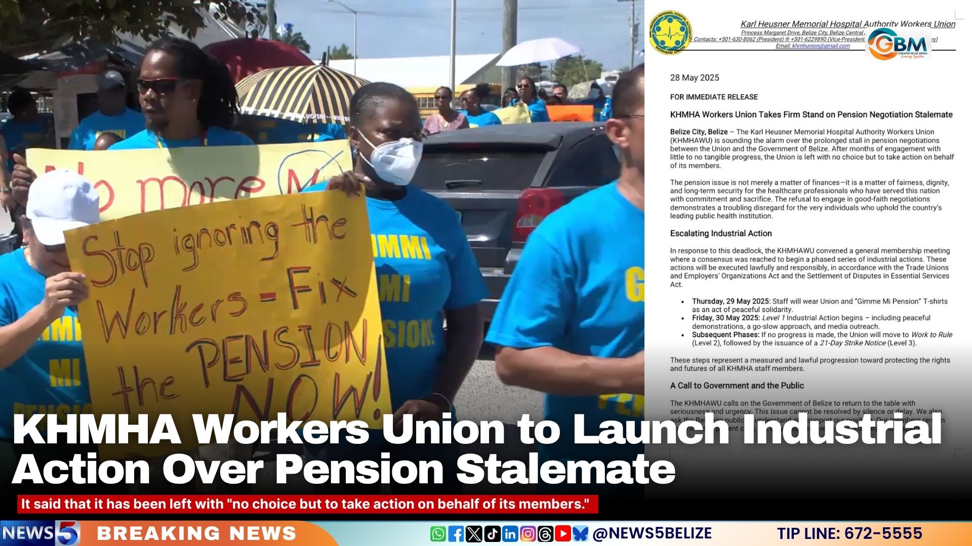 KHMHA Workers Union to Launch Industrial Action Over Pension Stalemate