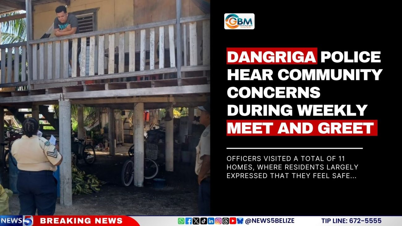 Dangriga Police Hear Community Concerns During Weekly Meet and Greet