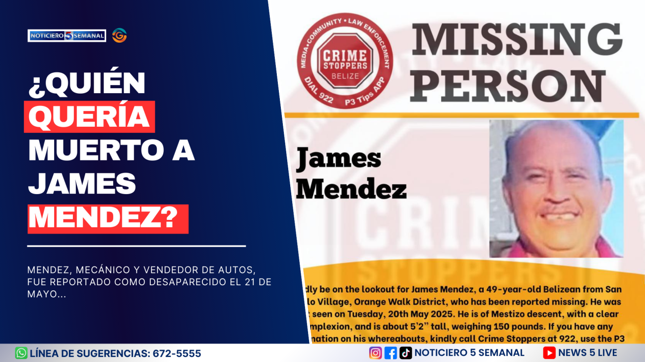 ¿Quién Quería Muerto a James Mendez?
