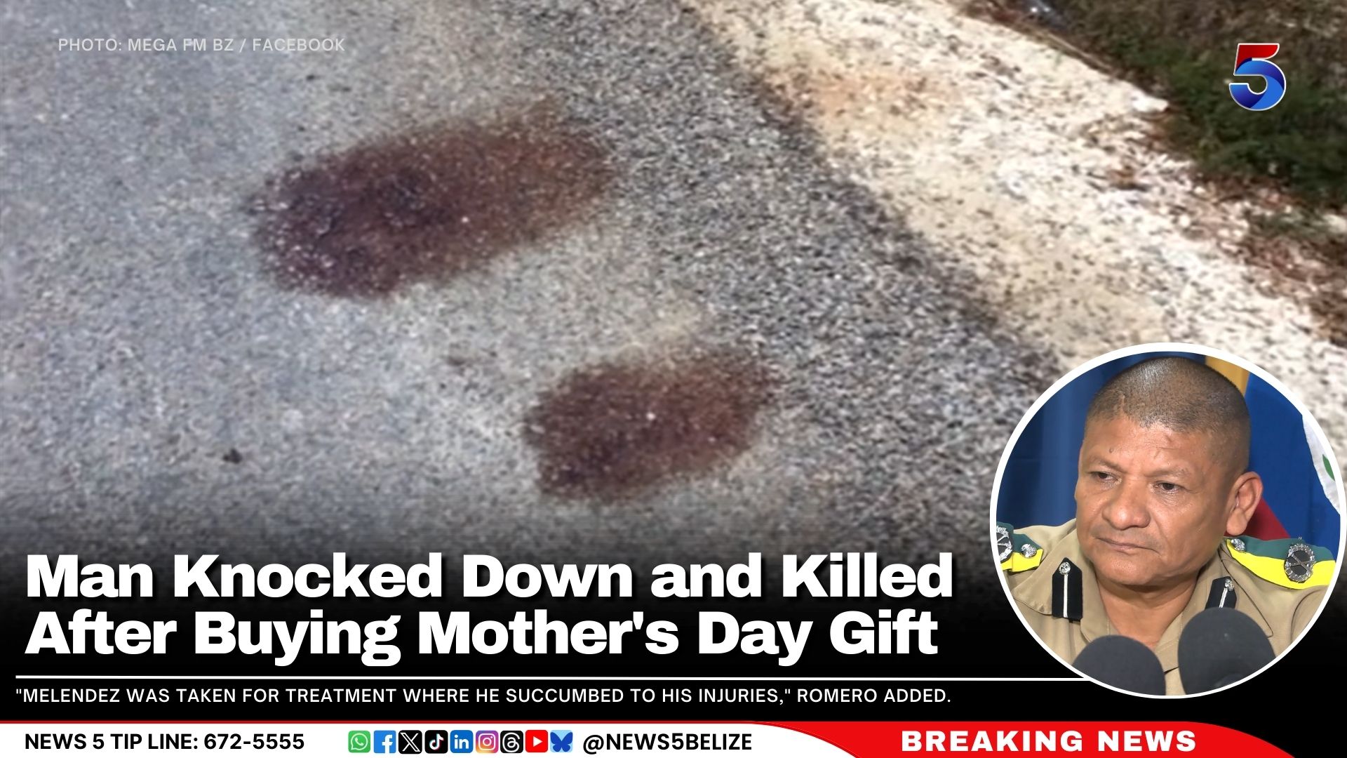 Man Knocked Down and Killed After Buying Mother's Day Gift