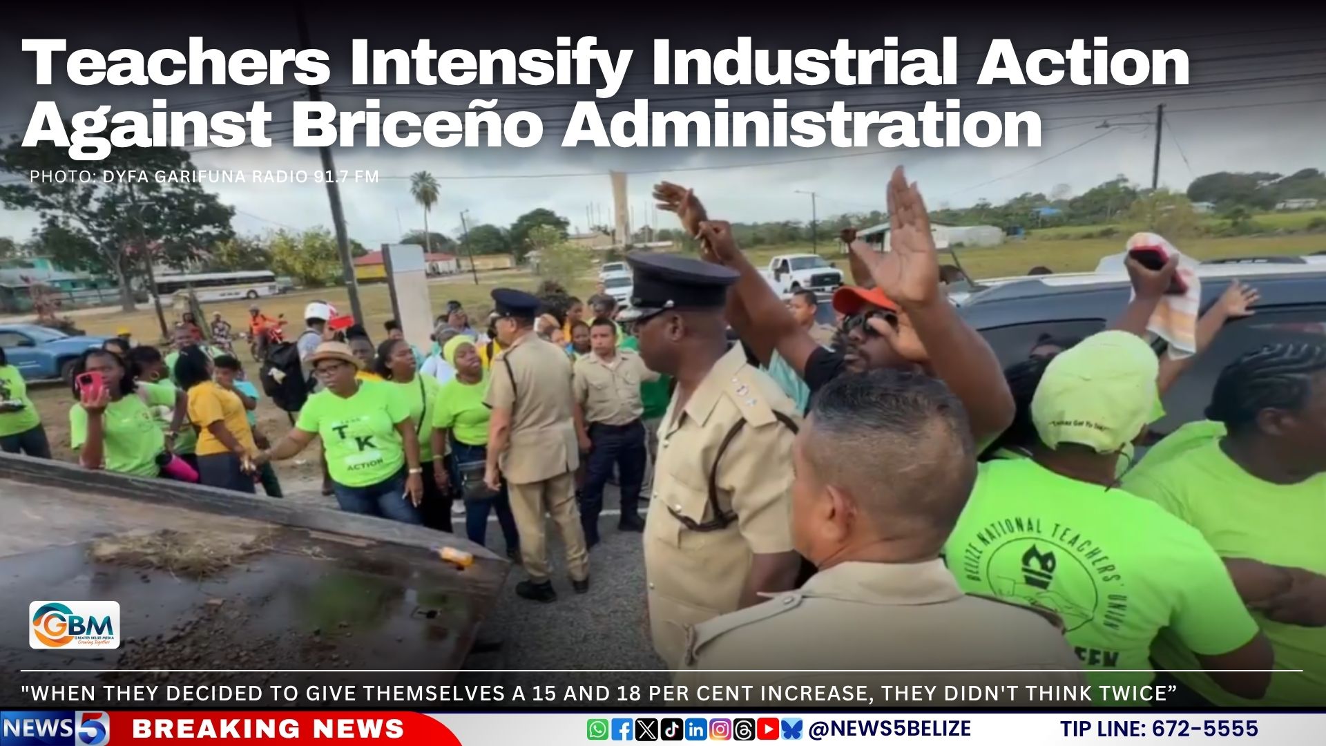 Teachers Intensify Industrial Action Against Briceño Administration