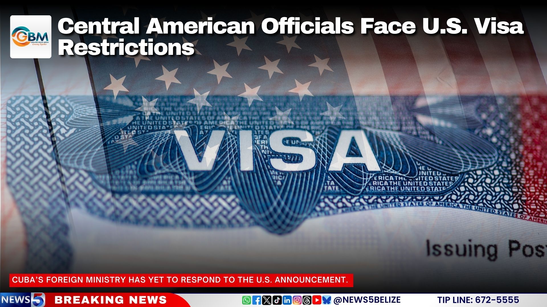 Central American Officials Face U.S. Visa Restrictions