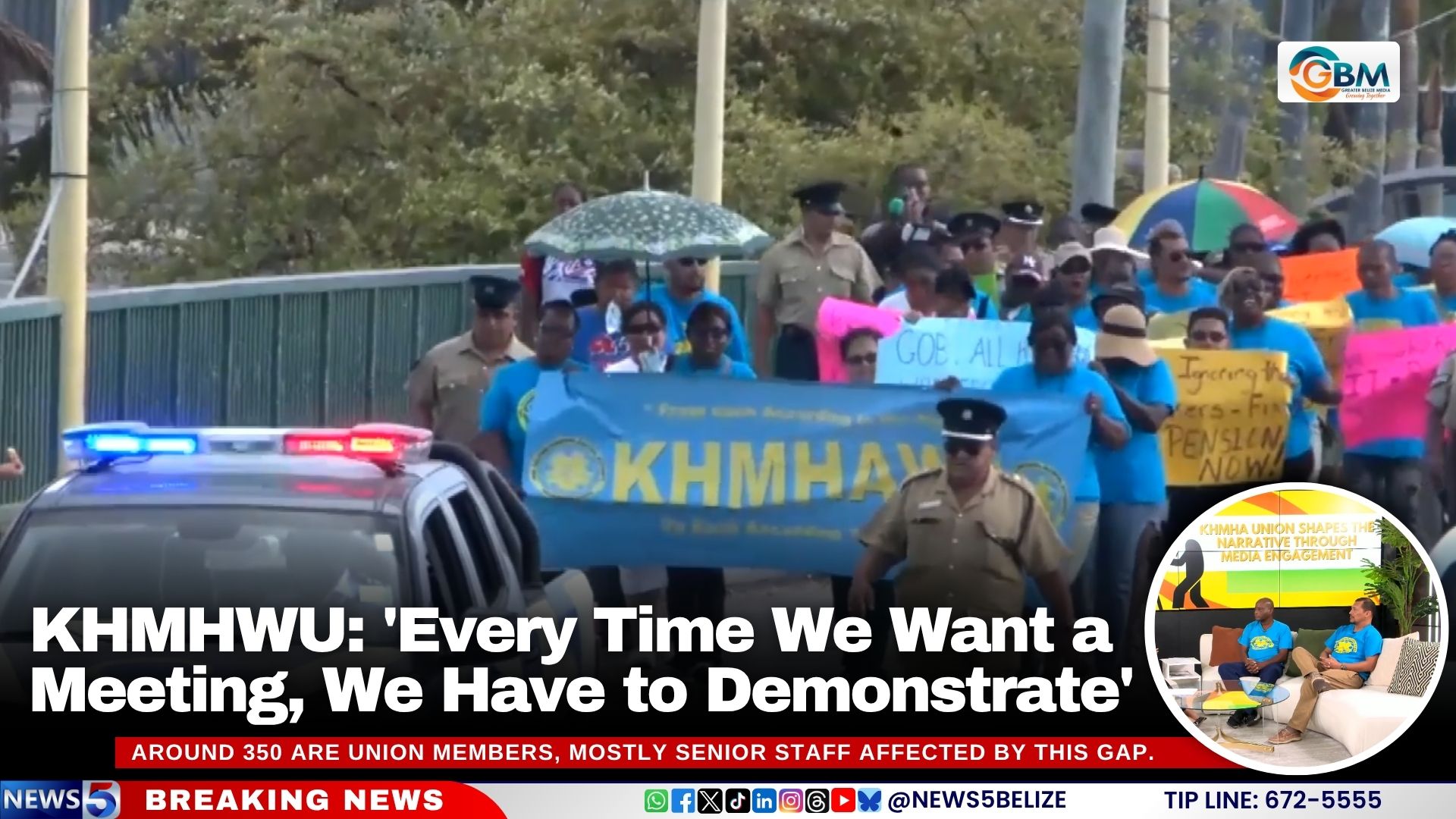 KHMHWU: 'Every Time We Want a Meeting, We Have to Demonstrate'