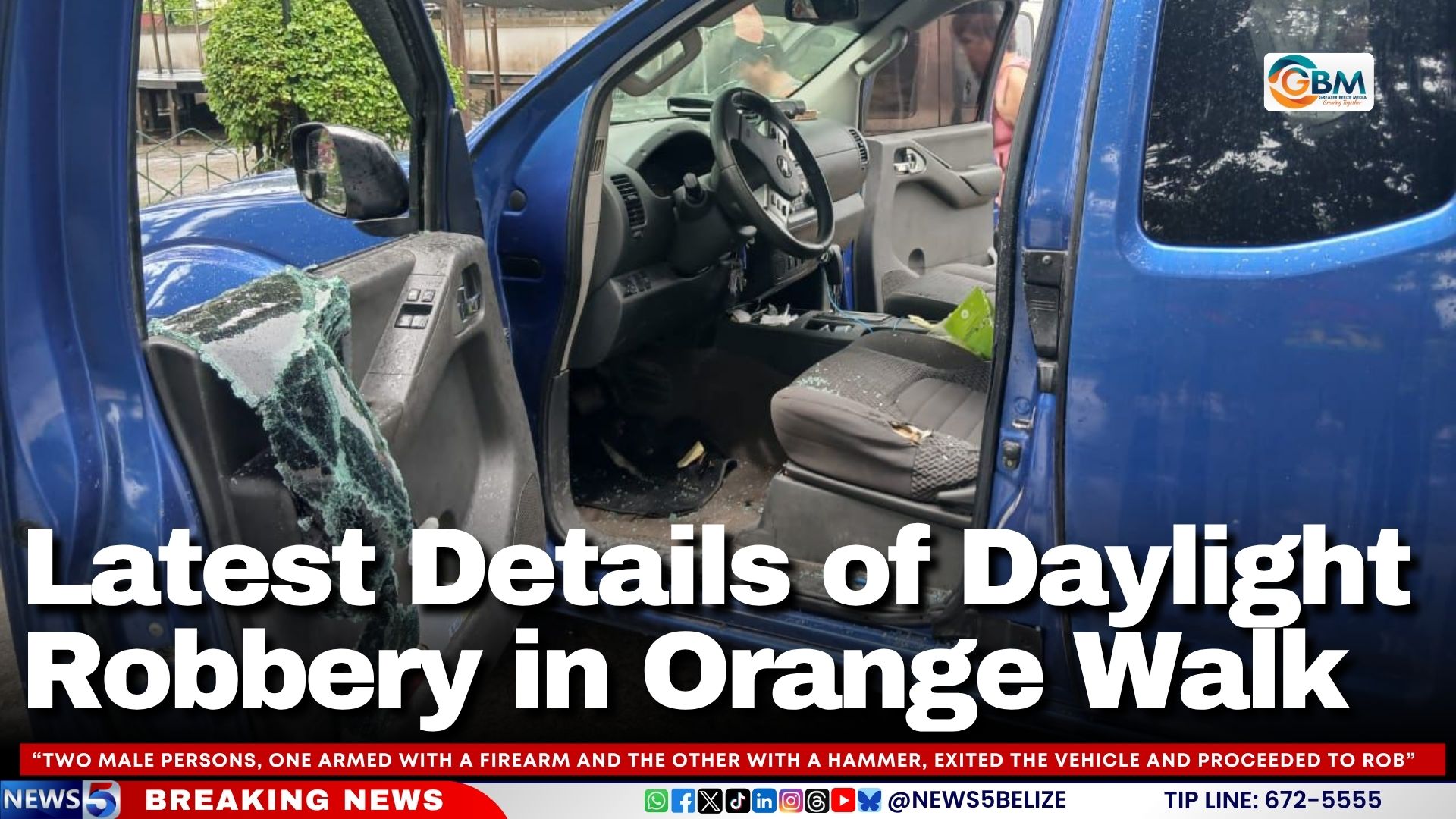 Latest Details of Daylight Robbery in Orange Walk