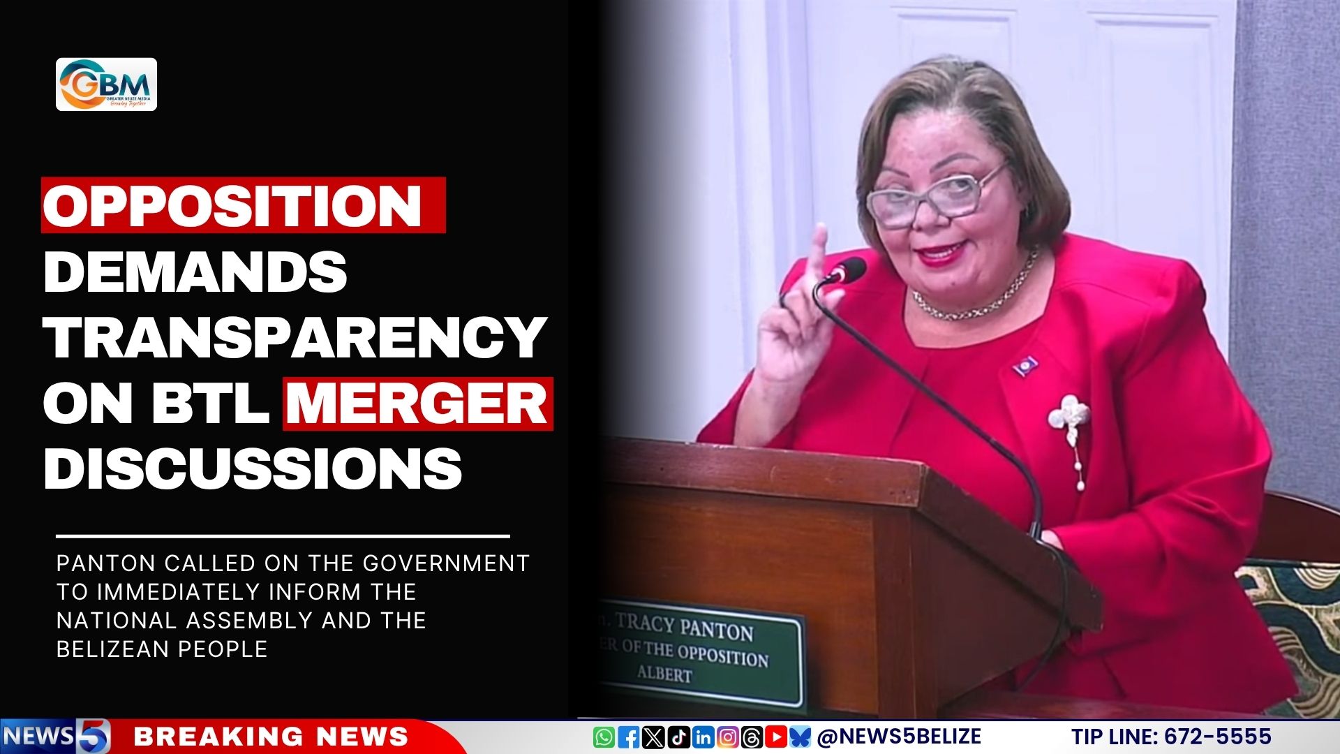 Opposition Demands Transparency on BTL Merger Discussions