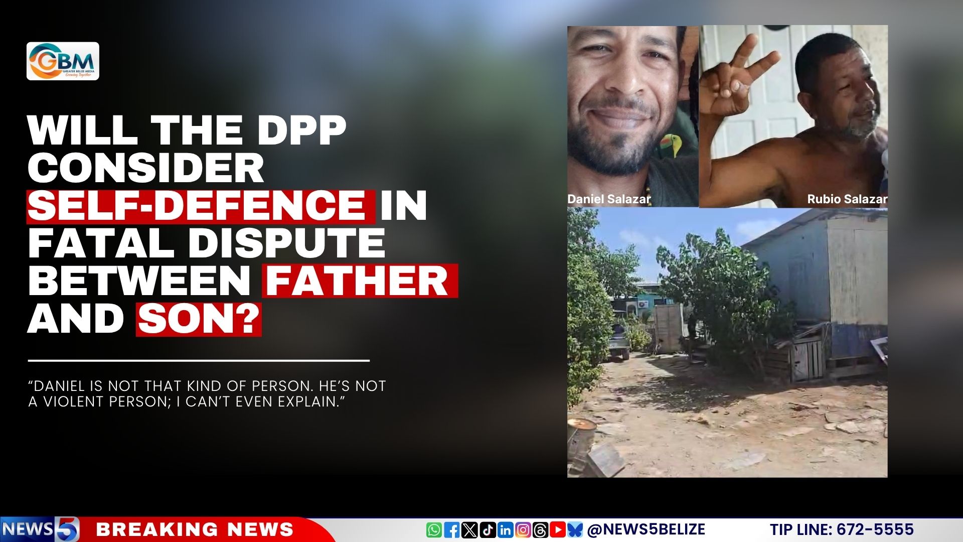 Will the DPP Consider Self-Defence in Fatal Dispute Between Father and Son?