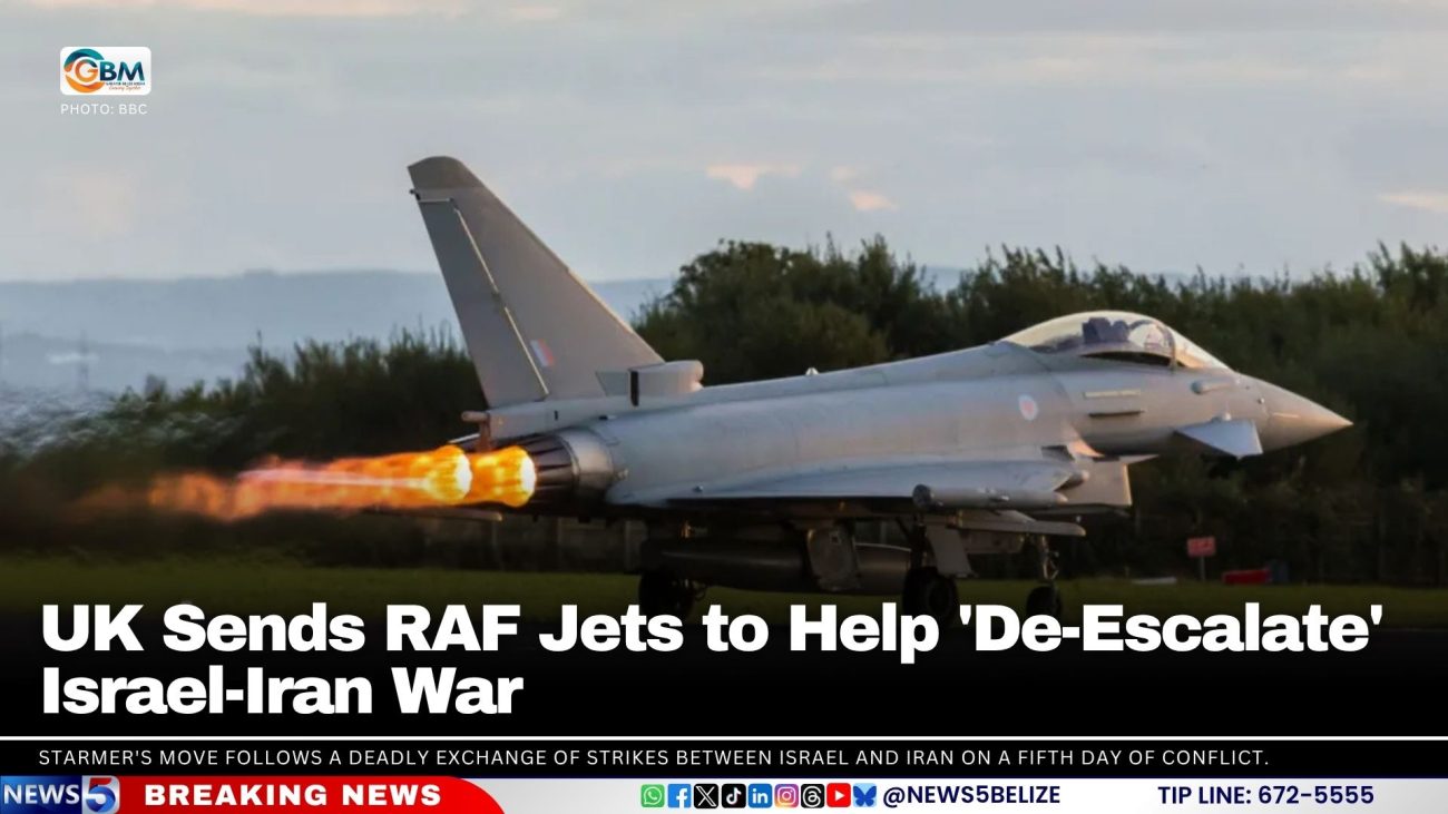 UK Sends RAF Jets to Help 'De-Escalate' Israel-Iran War