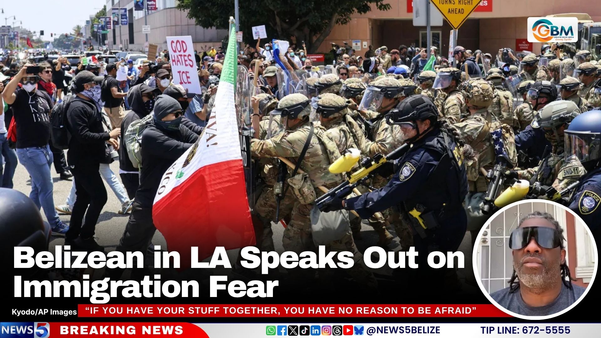Belizean in L.A. Speaks Out on Immigration Fears
