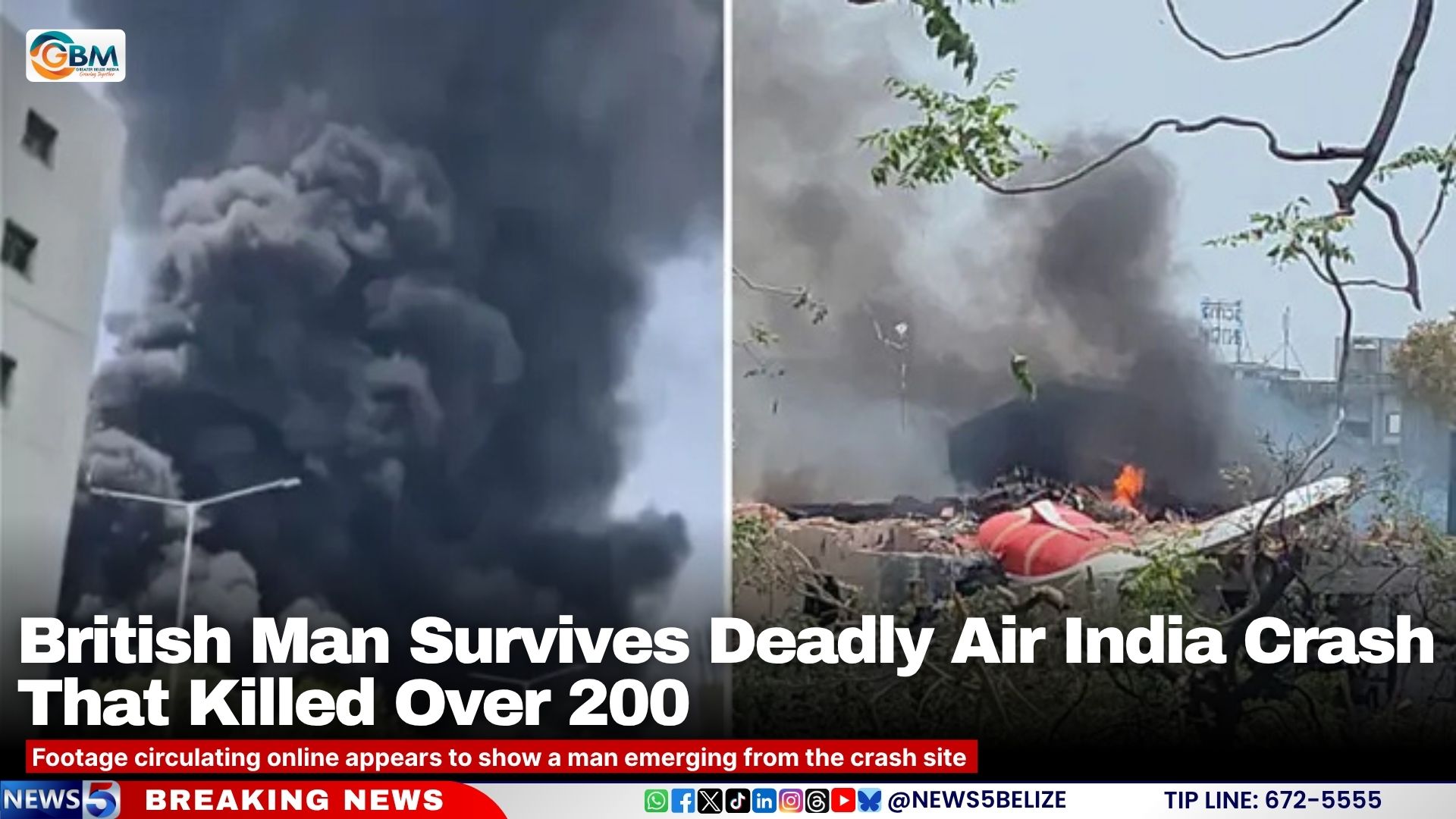 British Man Survives Deadly Air India Crash That Killed Over 200