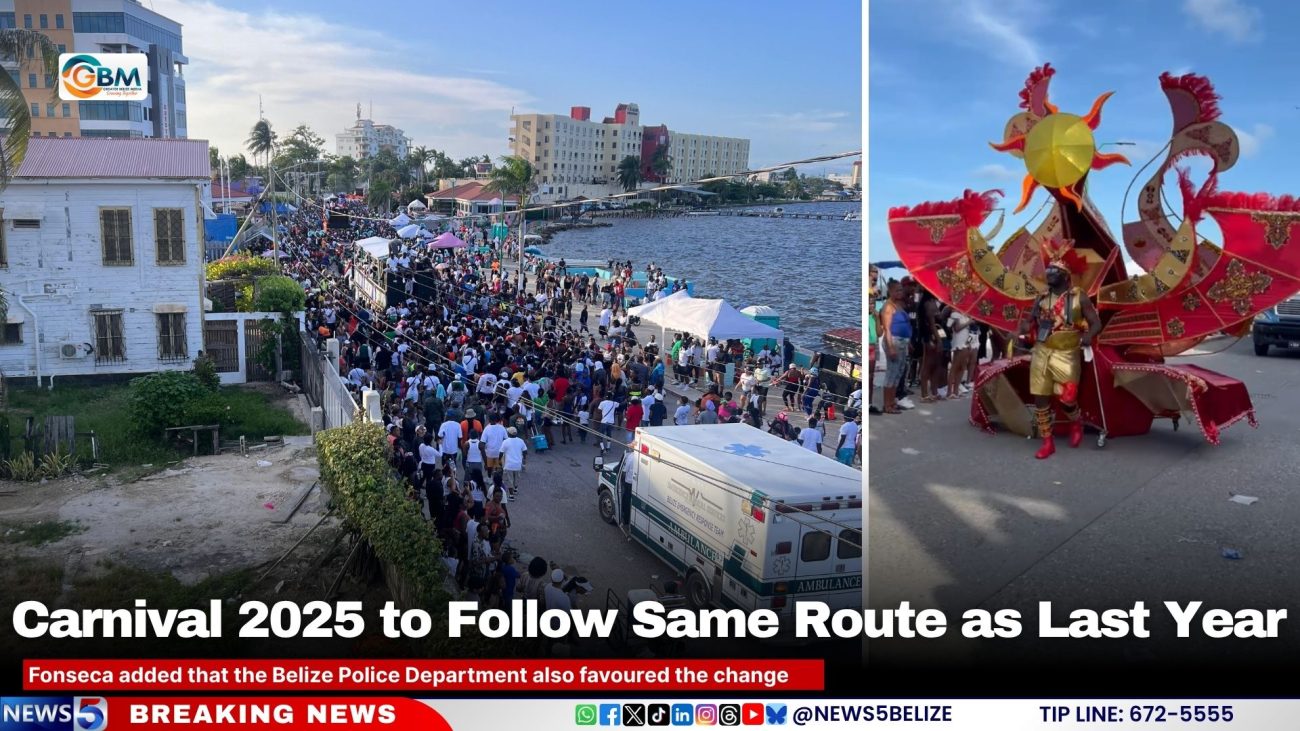 Carnival 2025 to Follow Same Route as Last Year
