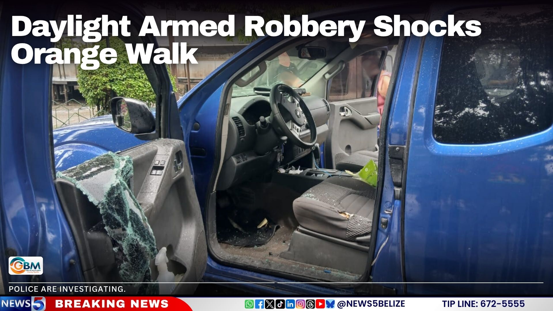 Daylight Armed Robbery Shocks Orange Walk