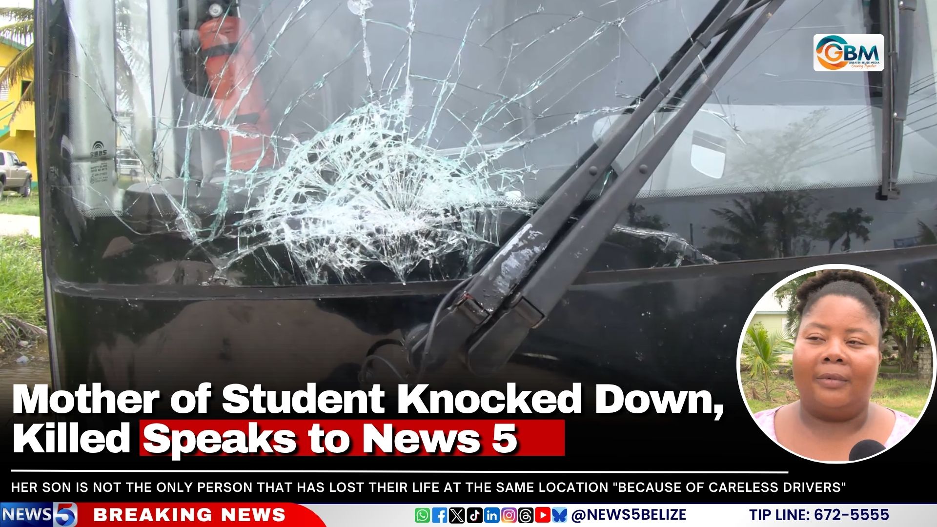 Mother of Student Knocked Down, Killed Speaks to News 5