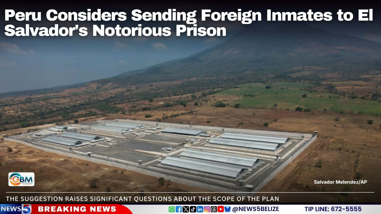 Peru Considers Sending Foreign Inmates to El Salvador's Notorious Prison