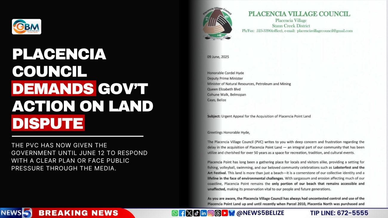 Placencia Council Demands Gov’t Action on Land Dispute