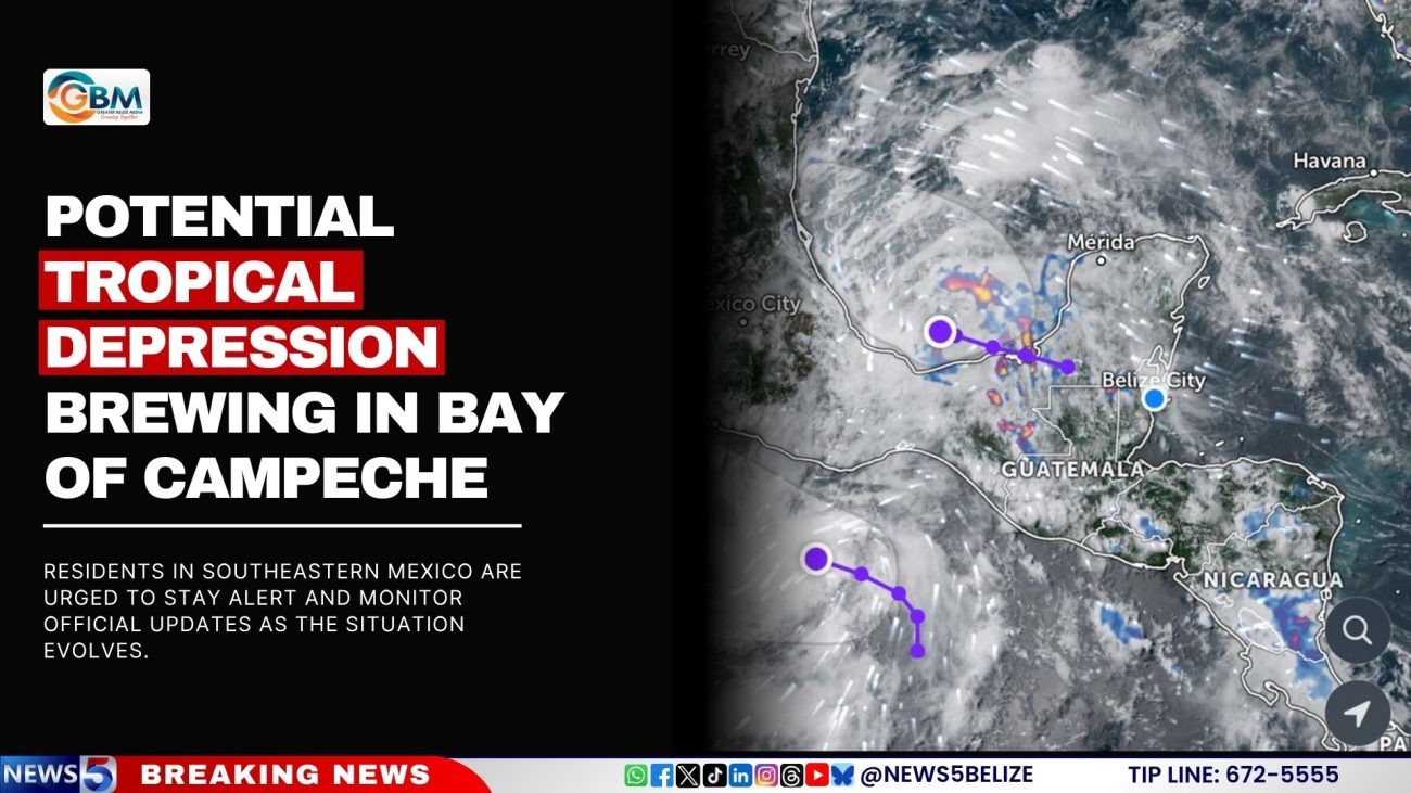 Potential Tropical Depression Brewing in Bay of Campeche
