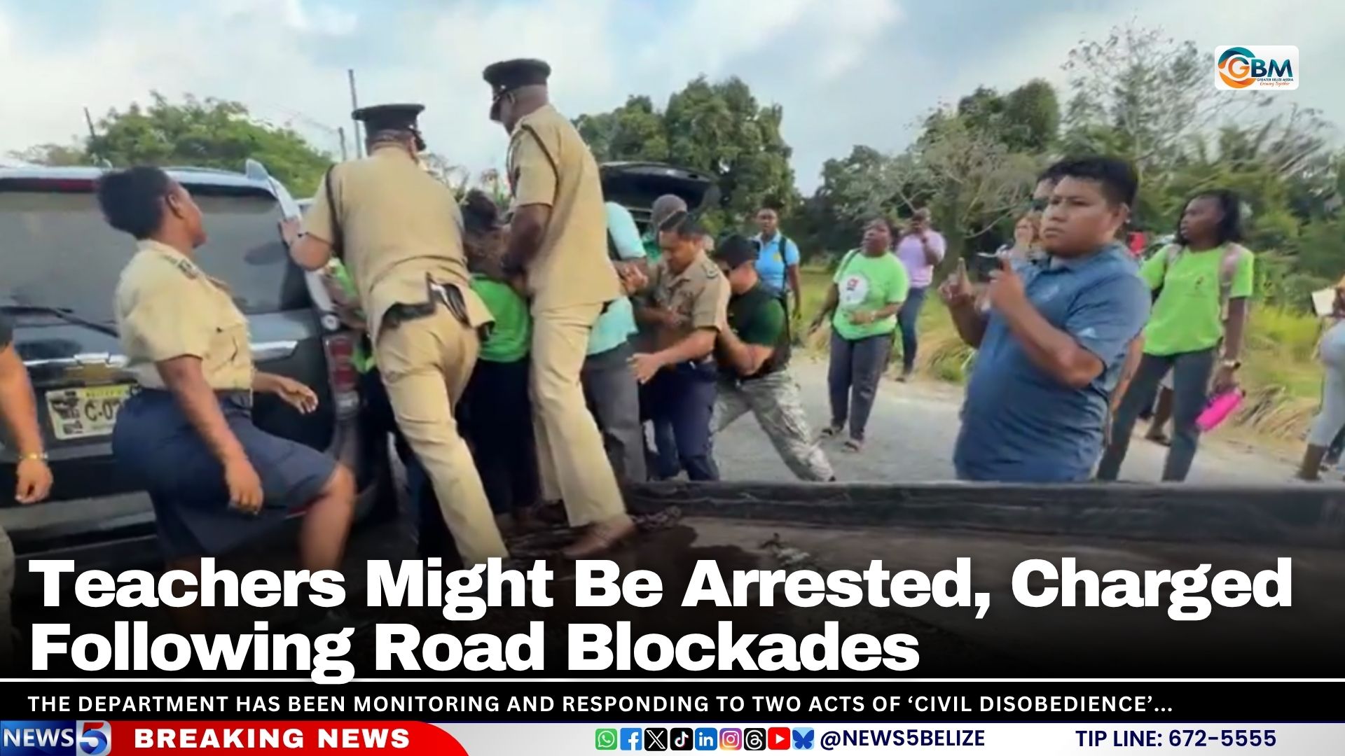 Teachers Might Be Arrested, Charged Following Road Blockades