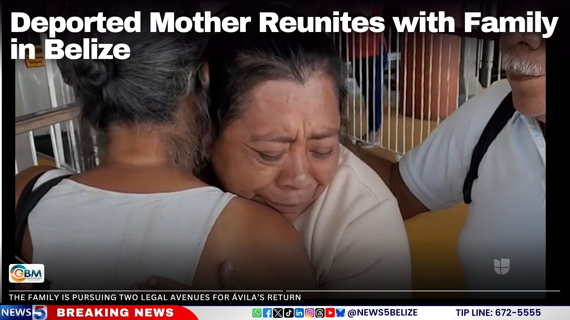 Deported Mother Reunites with Family in Belize