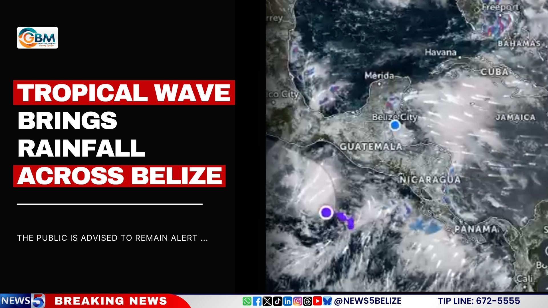 The public is advised to remain alert