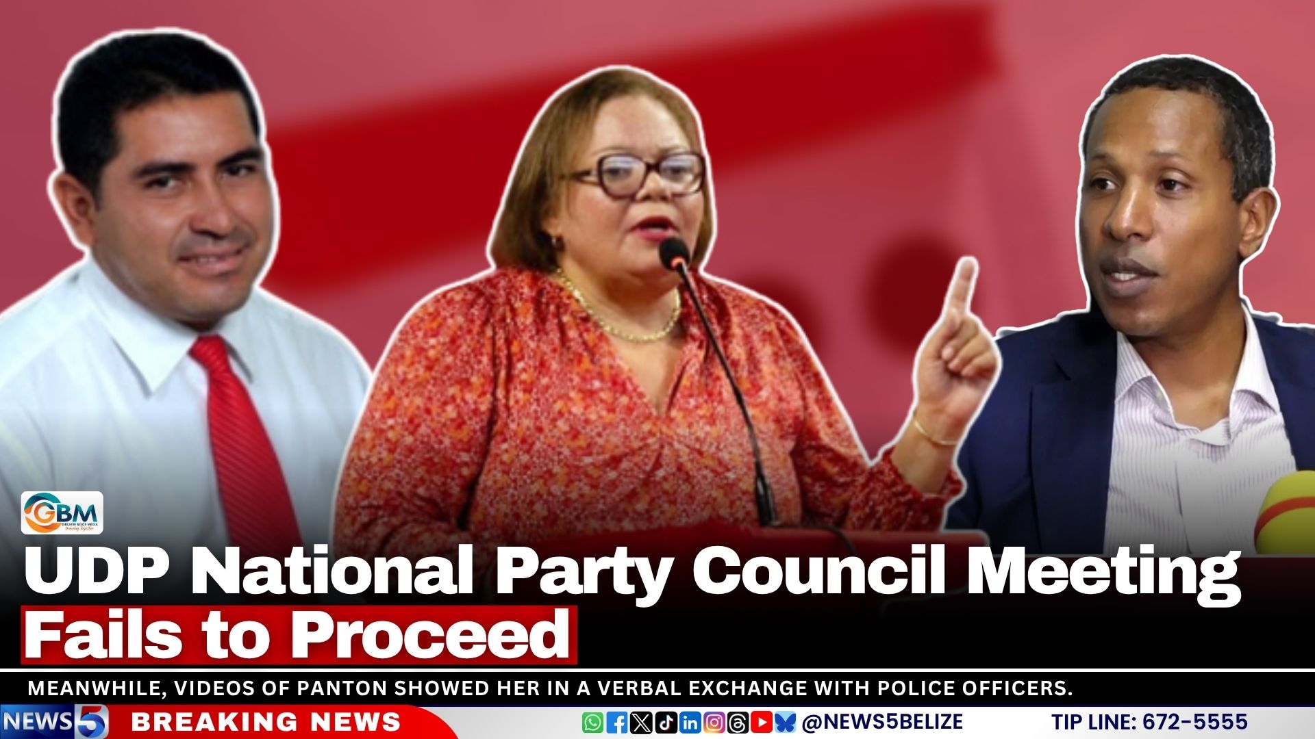 UDP National Party Council Meeting Fails to Proceed
