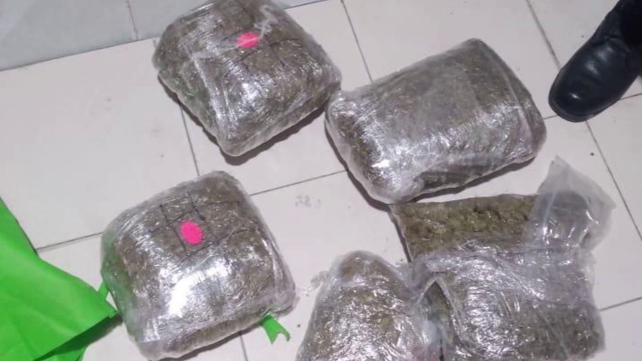 Pareja Cae con Marihuana en Autobús Lleno de Policías