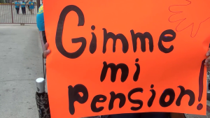 Public Service Minister Weights in Workers Union Pension Request
