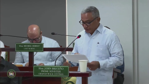 Prime Minister John Briceño