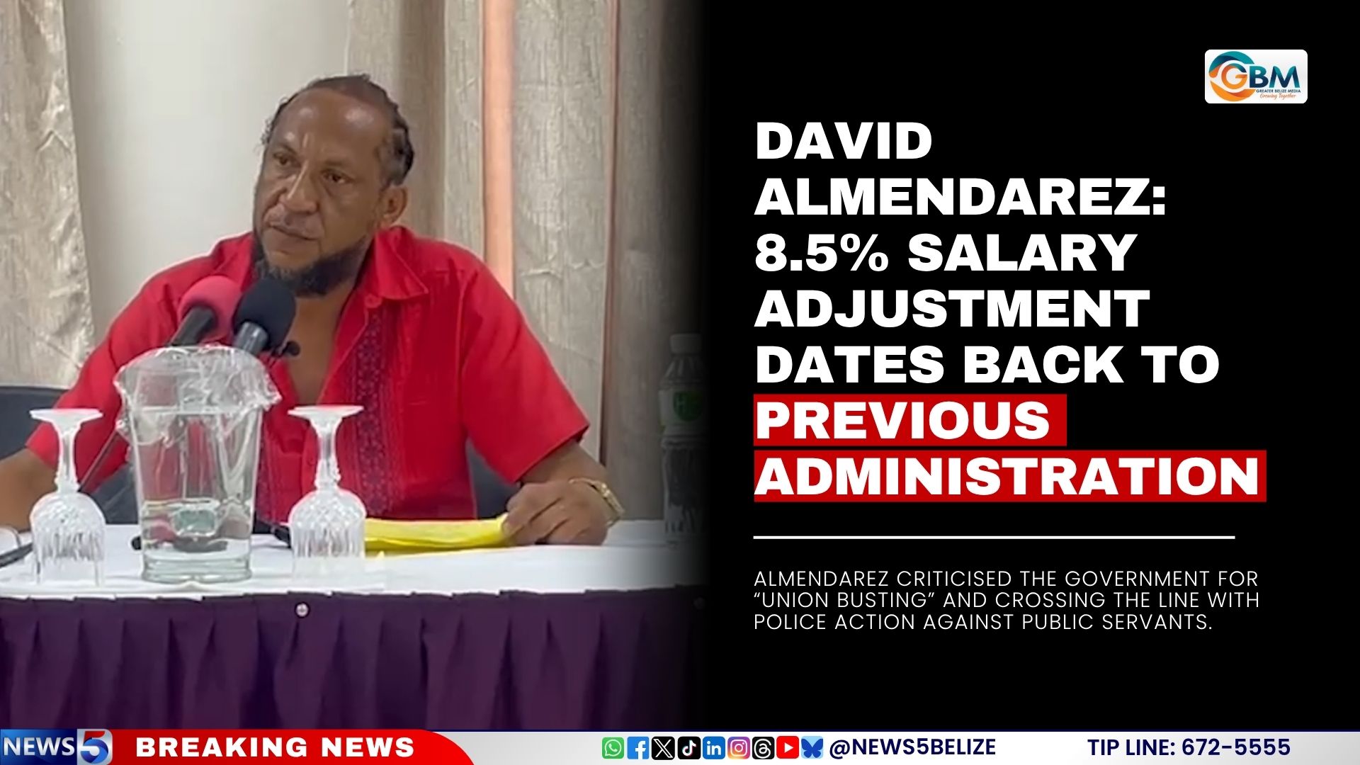 David Almendarez: 8.5% Salary Adjustment Dates Back to Previous Administration