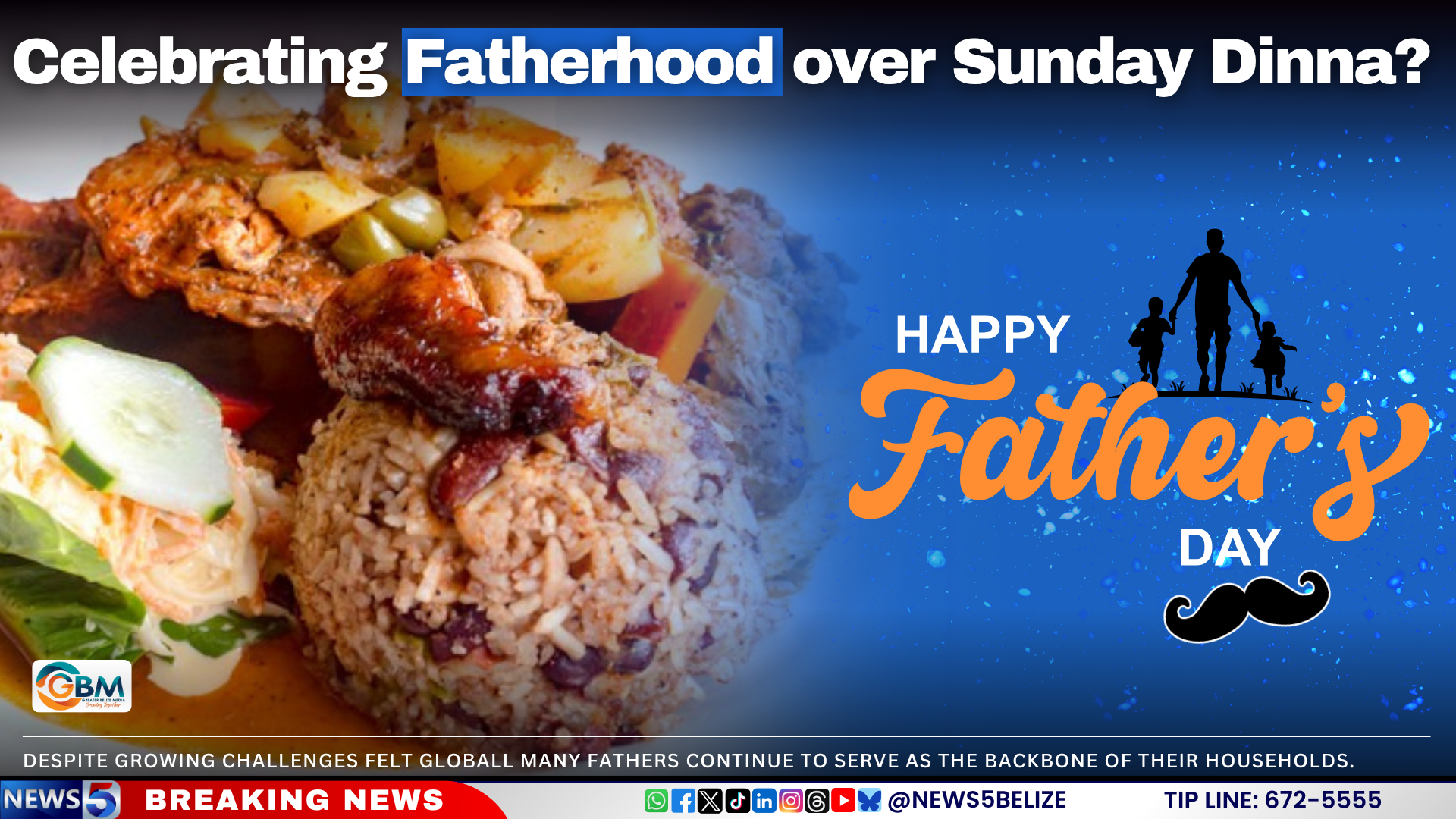 Celebrating Fatherhood over Sunday Dinna?